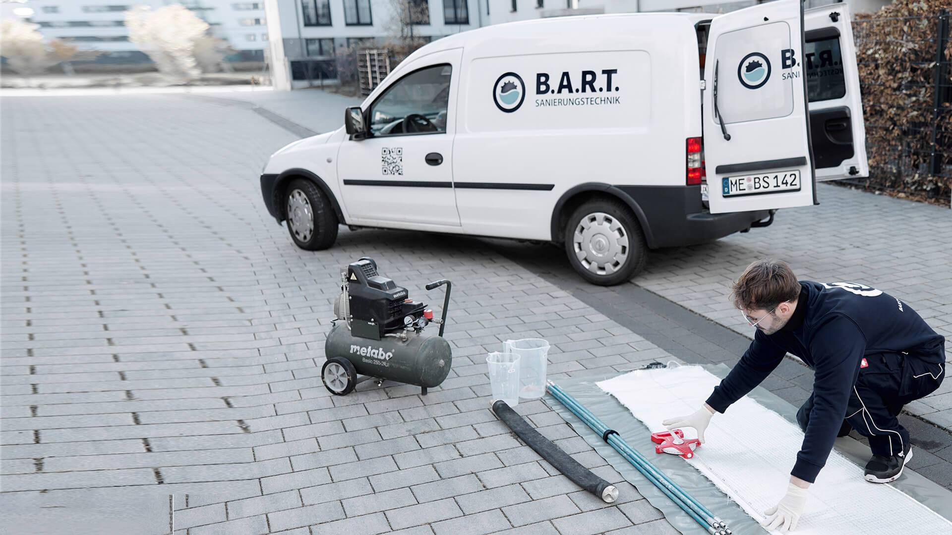 Kurzlinersanierung bei bart kanaltechnik