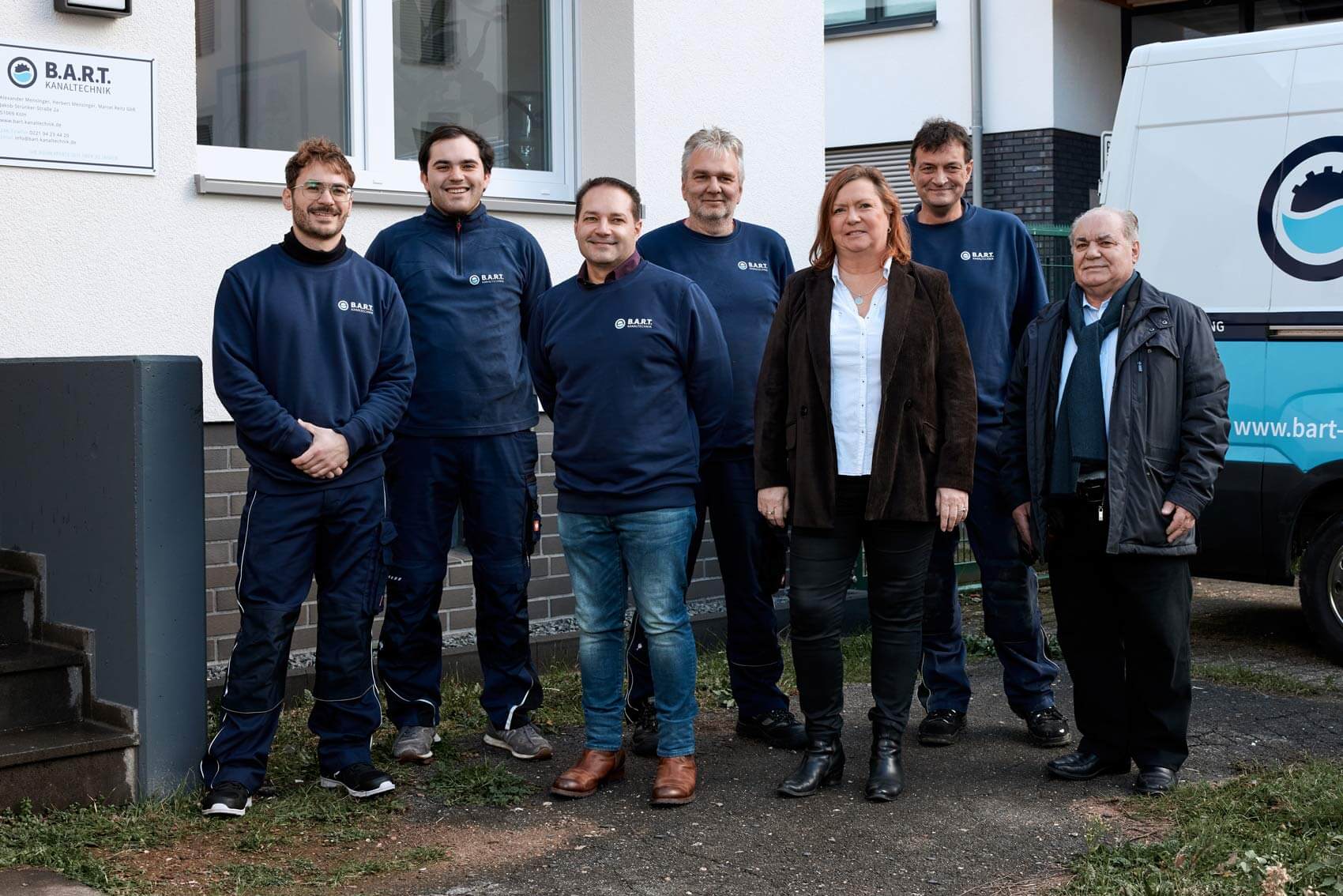 bart kanaltechnik unternehmensgeschichte gruppenbild bart kanaltechnik unternehmensgeschichte gruppenbild