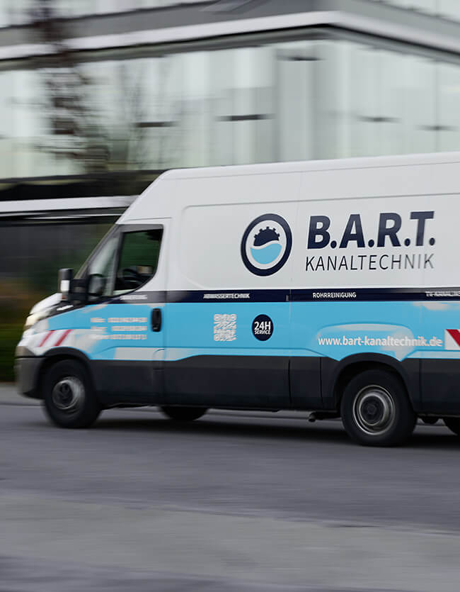 einsatzwagen von bart kanaltechnik