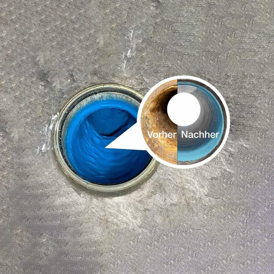 sprayliner sanierung durch bart kanaltechnik vorher nacher